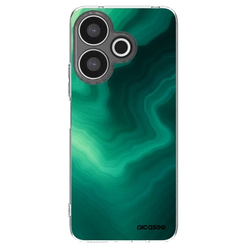 Picasee silikonska prozirna maskica za Xiaomi Redmi 13 4G - Malachite