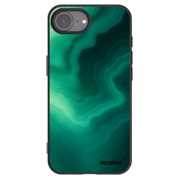 Picasee crna silikonska maskica za Apple iPhone 16e - Malachite