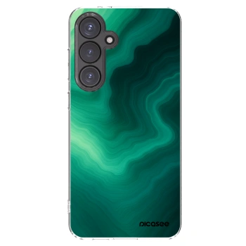 Picasee silikonska prozirna maskica za Samsung Galaxy S24 FE S721B - Malachite