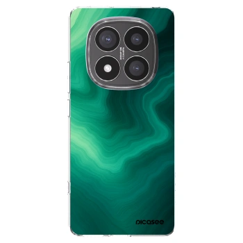Picasee silikonska prozirna maskica za Xiaomi Redmi Note 14 Pro+ 5G - Malachite
