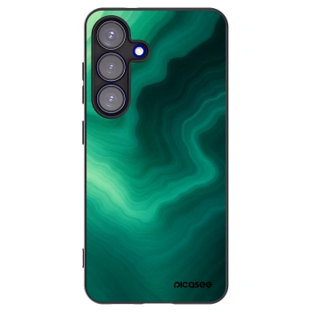 Picasee crna silikonska maskica za Samsung Galaxy S25 5G - Malachite