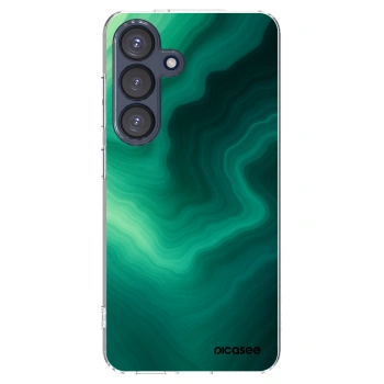 Picasee silikonska prozirna maskica za Samsung Galaxy S25 5G - Malachite