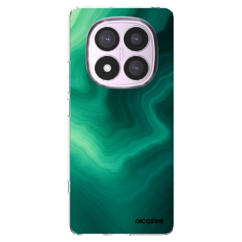 Picasee silikonska prozirna maskica za Xiaomi Redmi Note 14 Pro 4G - Malachite