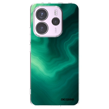 Picasee silikonska prozirna maskica za Xiaomi Redmi Note 14 4G - Malachite
