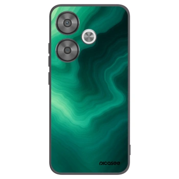 Picasee crna silikonska maskica za Xiaomi Poco F6 - Malachite