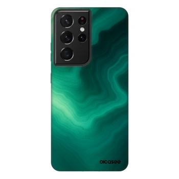 Picasee Fashion Case za Samsung Galaxy S21 Ultra 5G G998B - Malachite