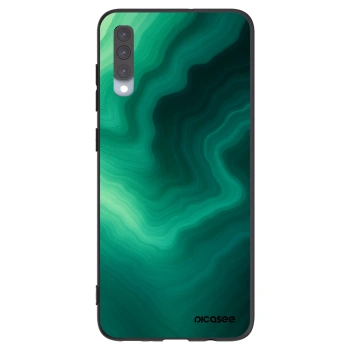 Picasee crna silikonska maskica za Samsung Galaxy A70 A705F - Malachite