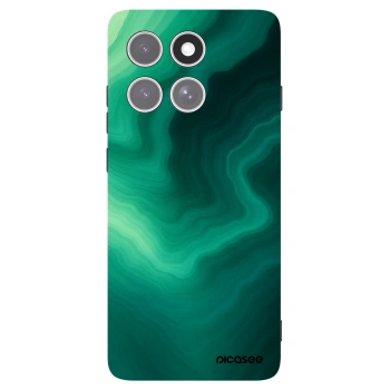 Picasee crna silikonska maskica za Motorola Edge 60 Pro - Malachite