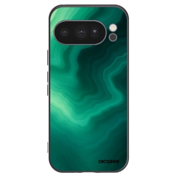 Picasee crna silikonska maskica za Google Pixel 10 Pro - Malachite