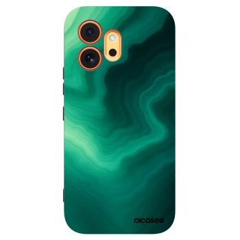 Picasee crna silikonska maskica za Honor 600 - Malachite