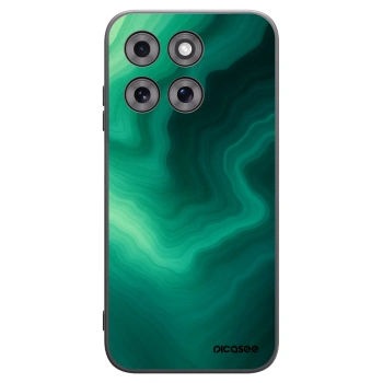 Picasee crna silikonska maskica za Motorola Moto G77 - Malachite