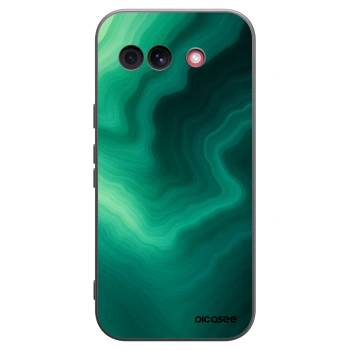 Picasee crna silikonska maskica za Google Pixel 10a - Malachite