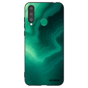 Picasee crna silikonska maskica za Honor 20 Lite - Malachite