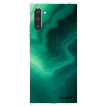 Picasee silikonska prozirna maskica za Samsung Galaxy Note 10 N970F - Malachite