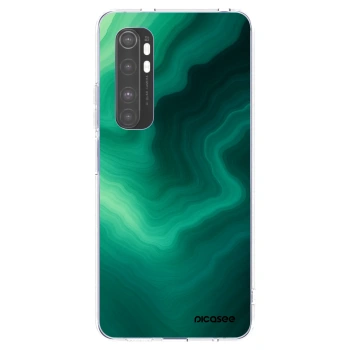 Picasee silikonska prozirna maskica za Xiaomi Mi Note 10 Lite - Malachite