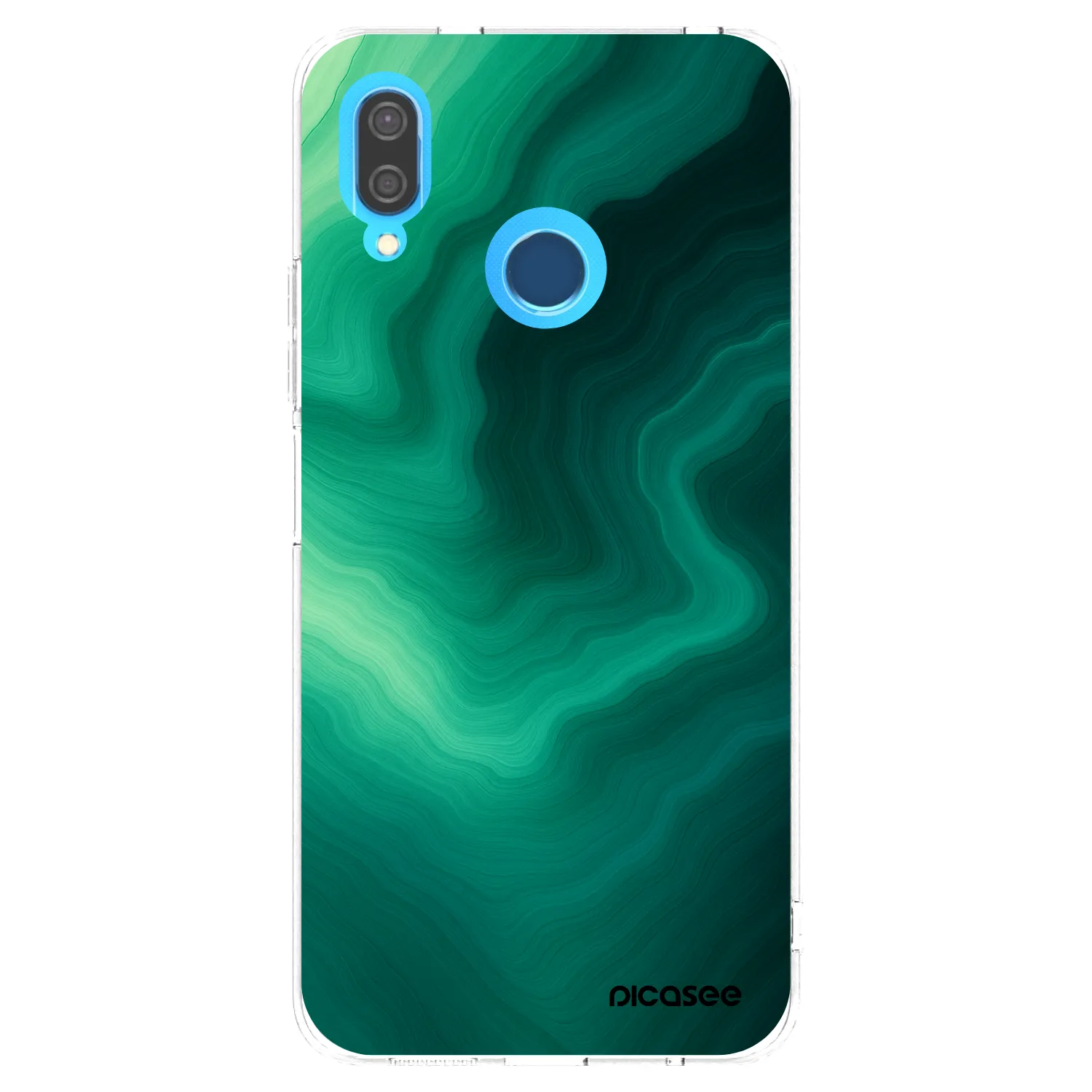 Picasee silikonska prozirna maskica za Huawei P20 Lite - Malachite