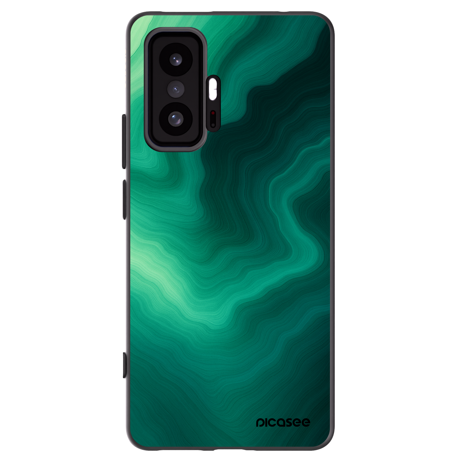 Picasee crna silikonska maskica za Xiaomi 11T Pro - Malachite
