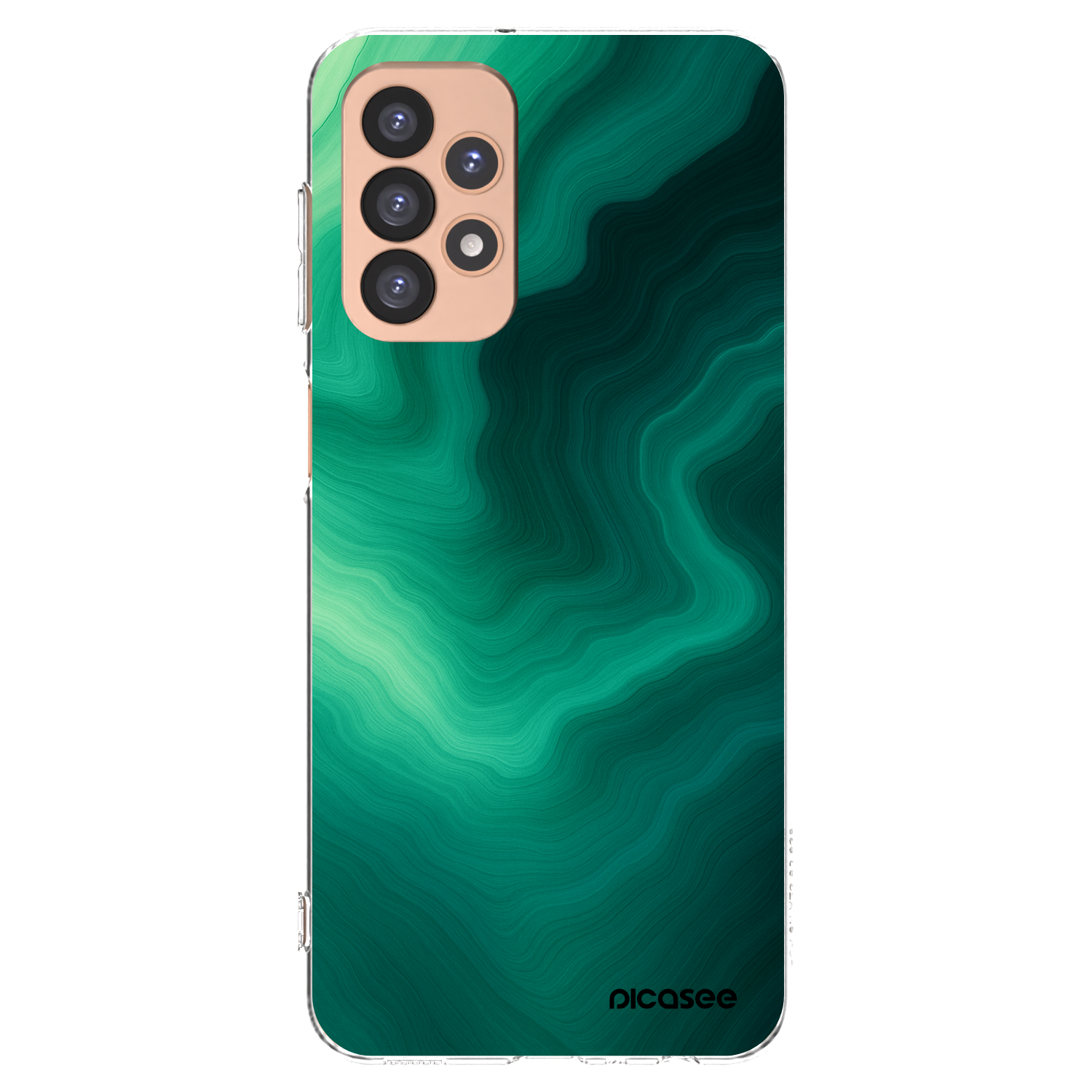 Picasee silikonska prozirna maskica za Samsung Galaxy A23 A236B 5G - Malachite