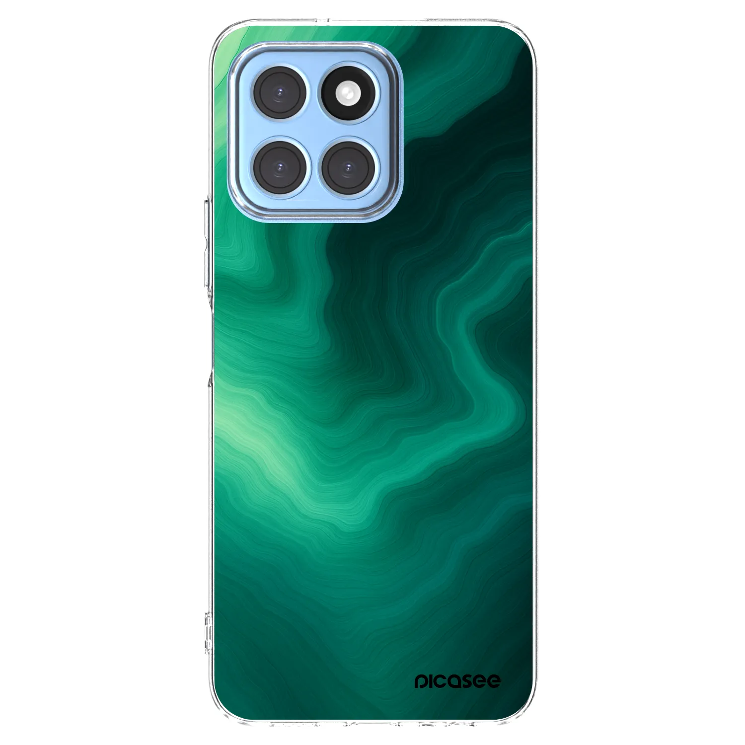 Picasee silikonska prozirna maskica za Honor X6 - Malachite