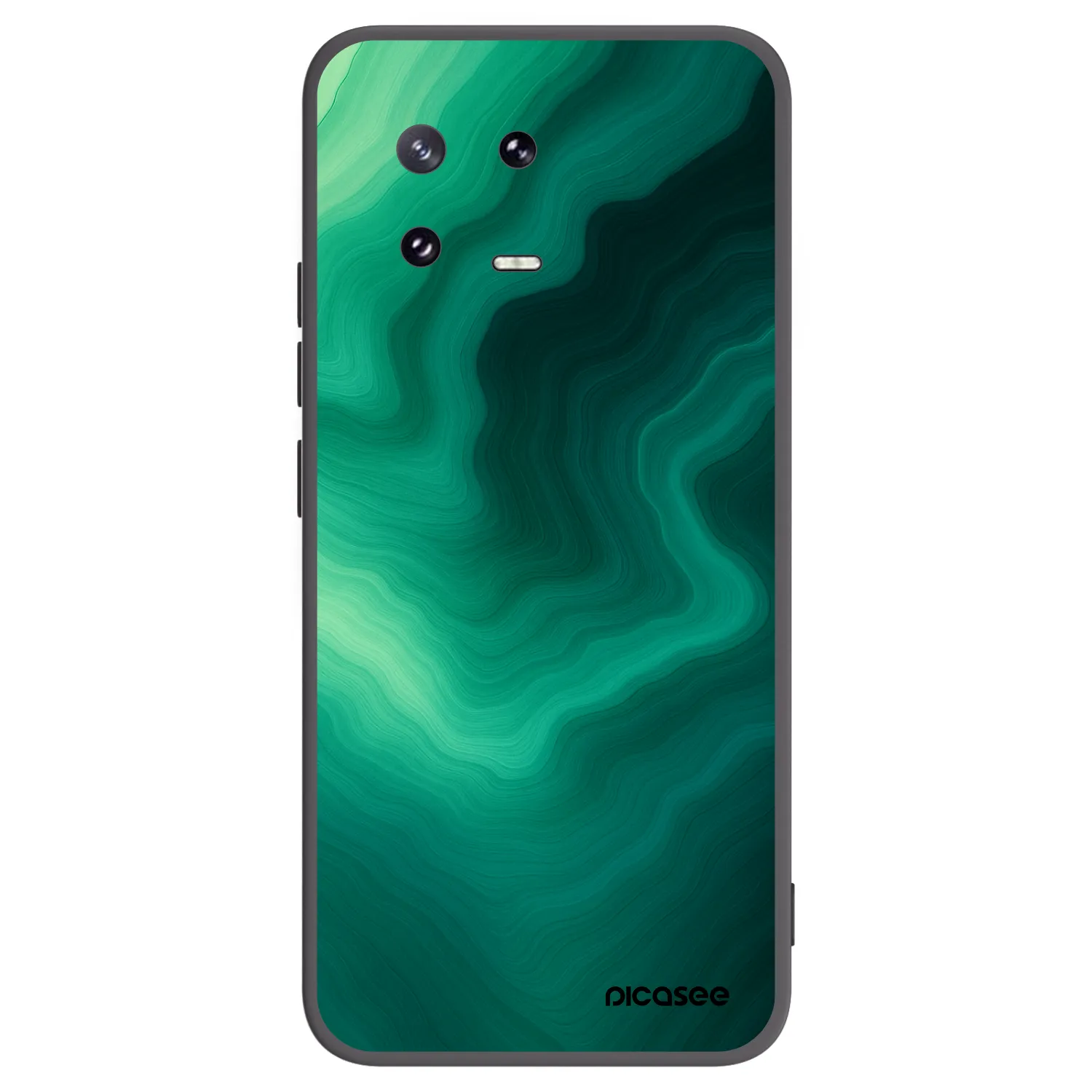 Picasee crna silikonska maskica za Xiaomi 13 Pro - Malachite