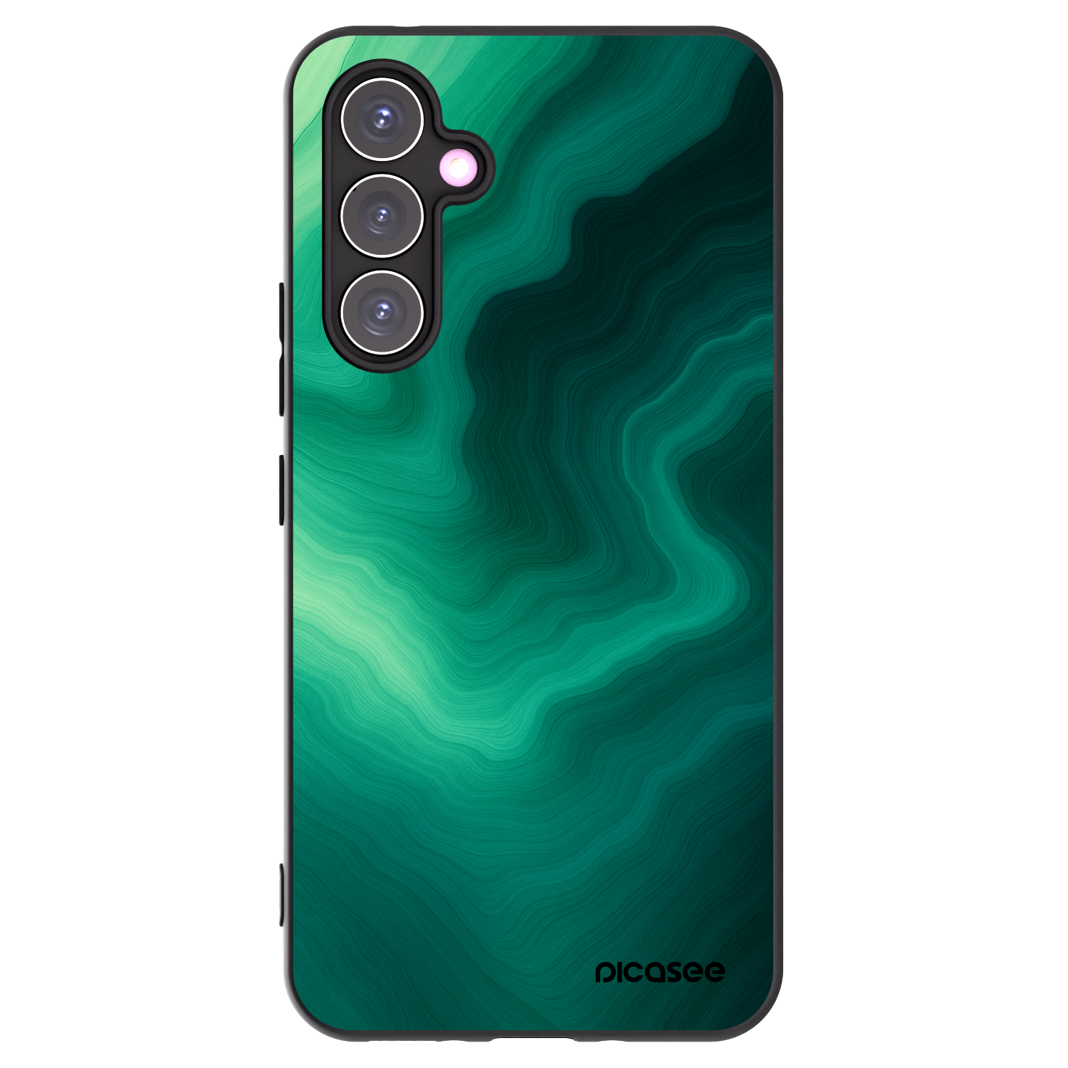 Picasee crna silikonska maskica za Samsung Galaxy A54 5G A546B - Malachite
