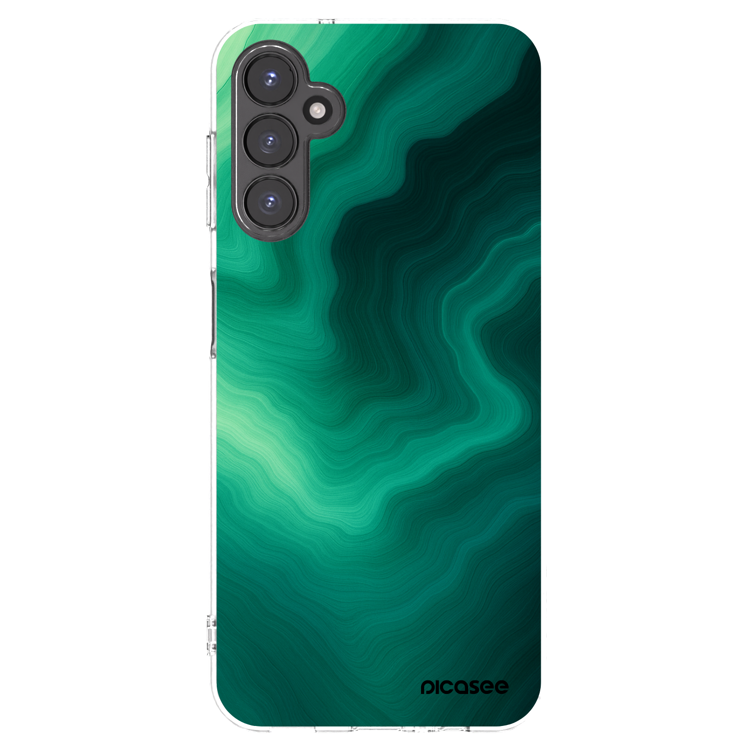 Picasee silikonska prozirna maskica za Samsung Galaxy A14 5G A146P - Malachite