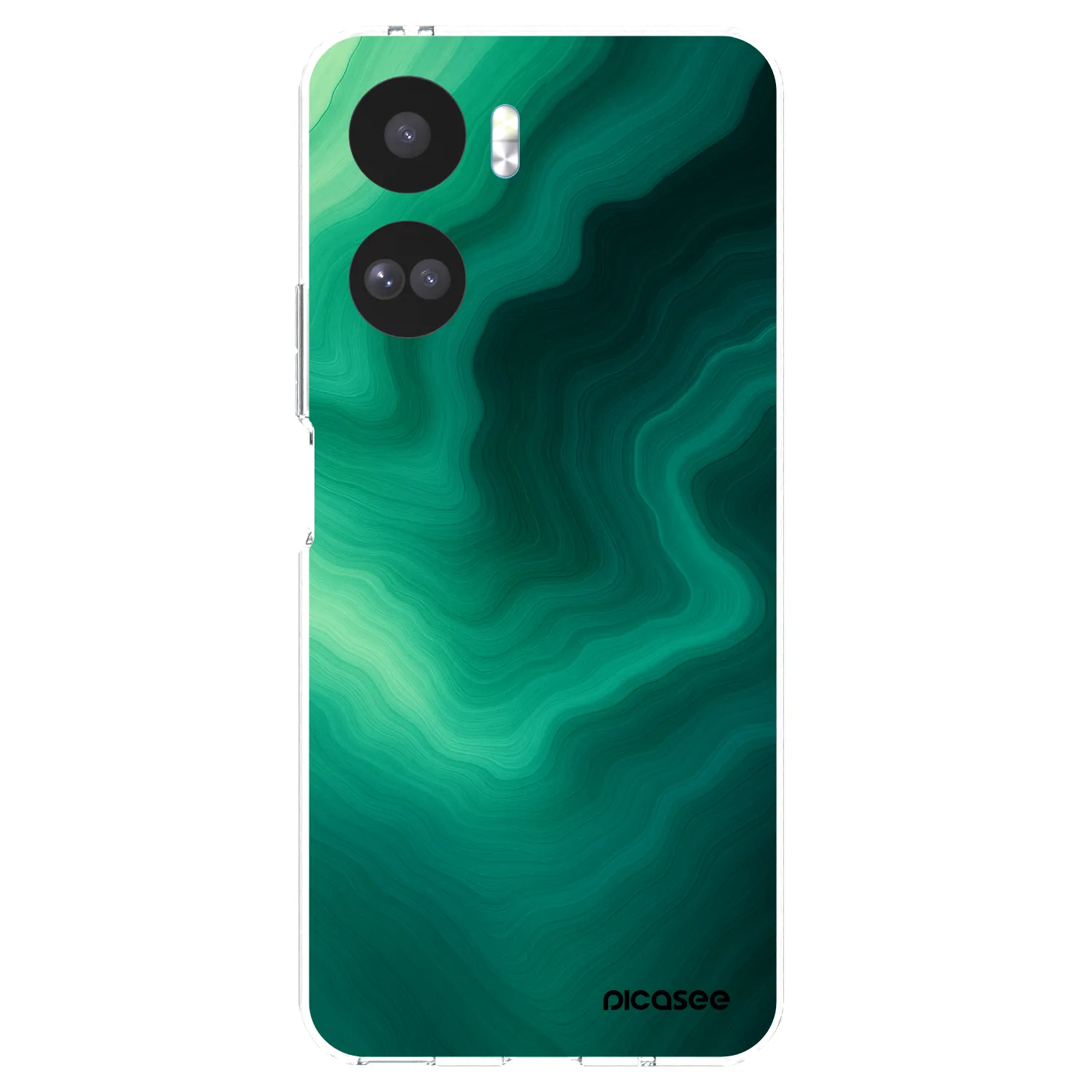 Picasee silikonska prozirna maskica za Honor 90 Lite 5G - Malachite