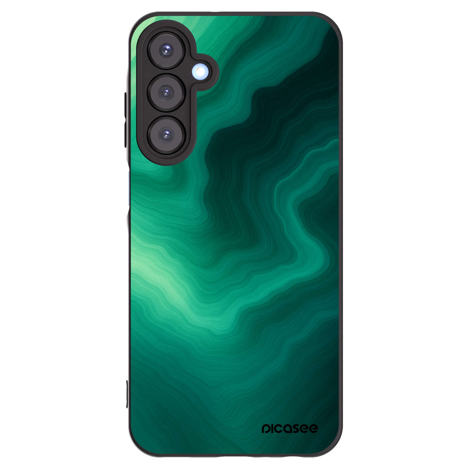 Picasee crna silikonska maskica za Samsung Galaxy A25 A256B 5G - Malachite