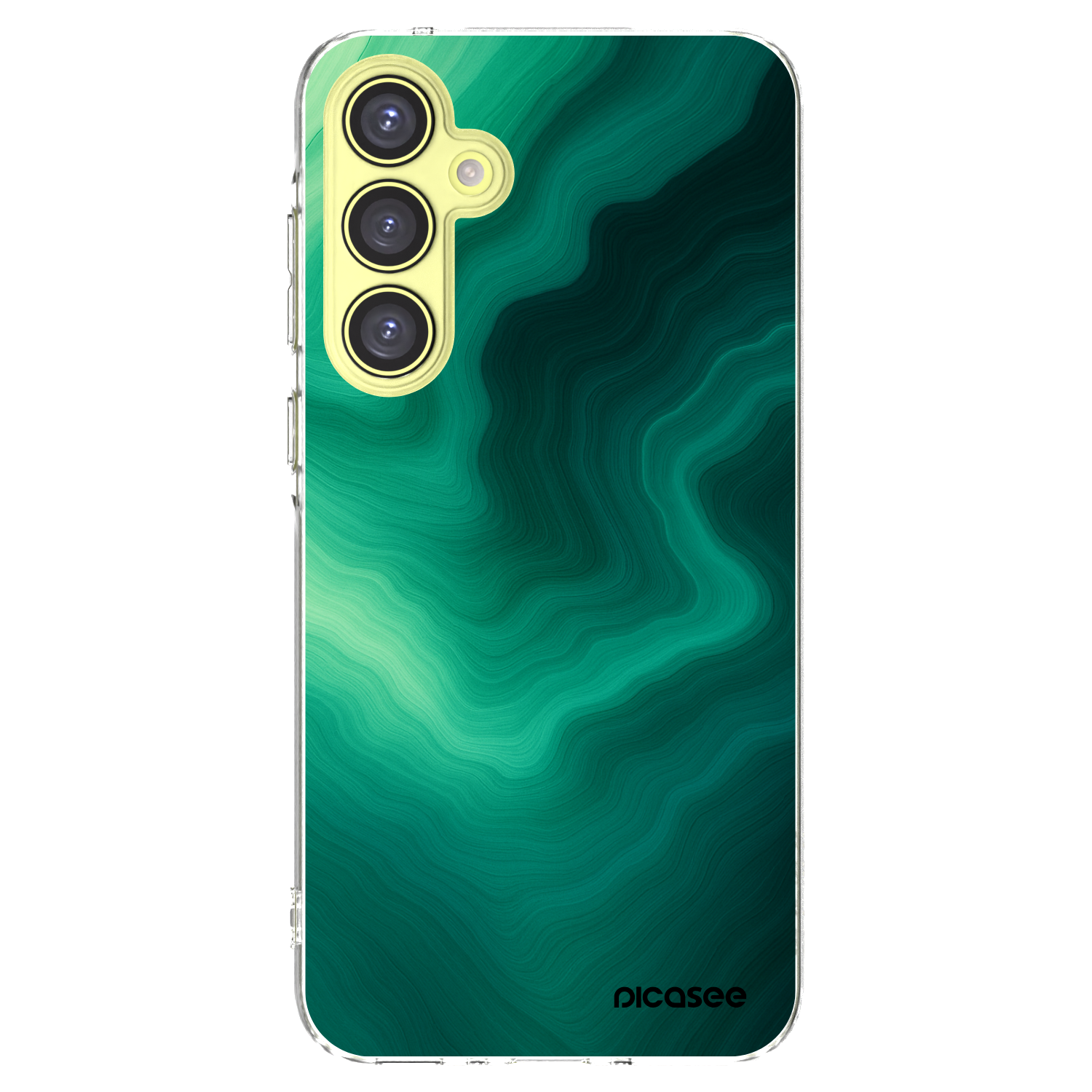 Picasee silikonska prozirna maskica za Samsung Galaxy A35 5G A356B - Malachite