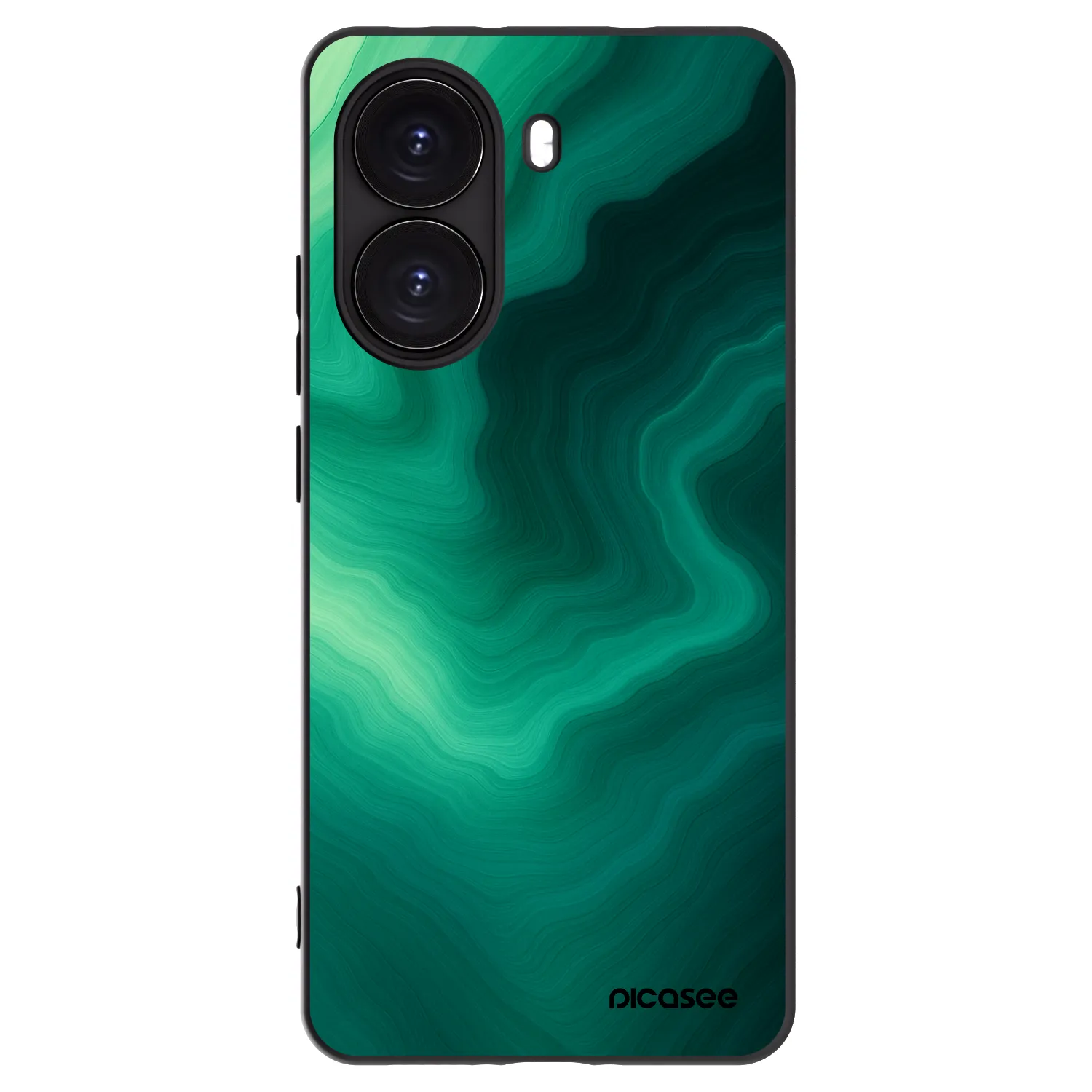 Picasee crna silikonska maskica za Xiaomi Poco X7 Pro 5G - Malachite
