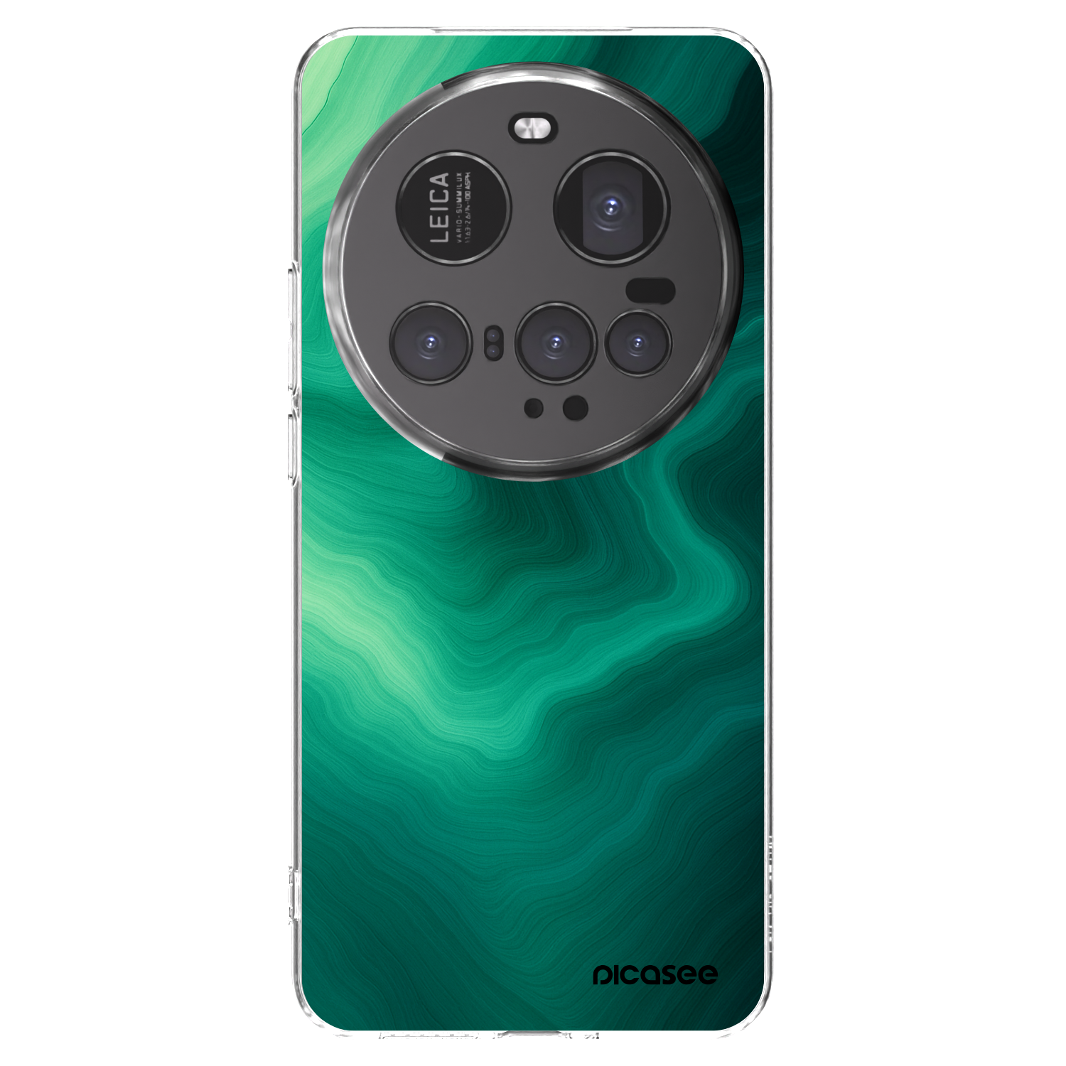 Picasee silikonska prozirna maskica za Xiaomi 15 Ultra - Malachite