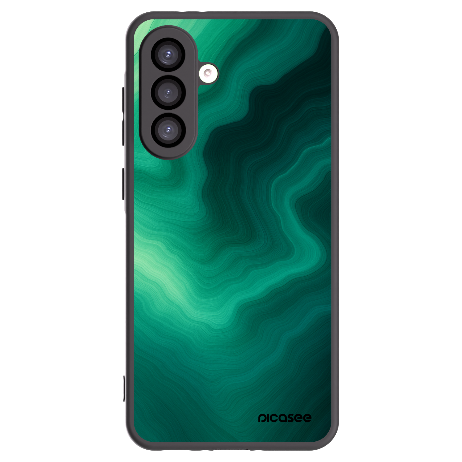 Picasee crna silikonska maskica za Samsung Galaxy A26 5G A266B - Malachite