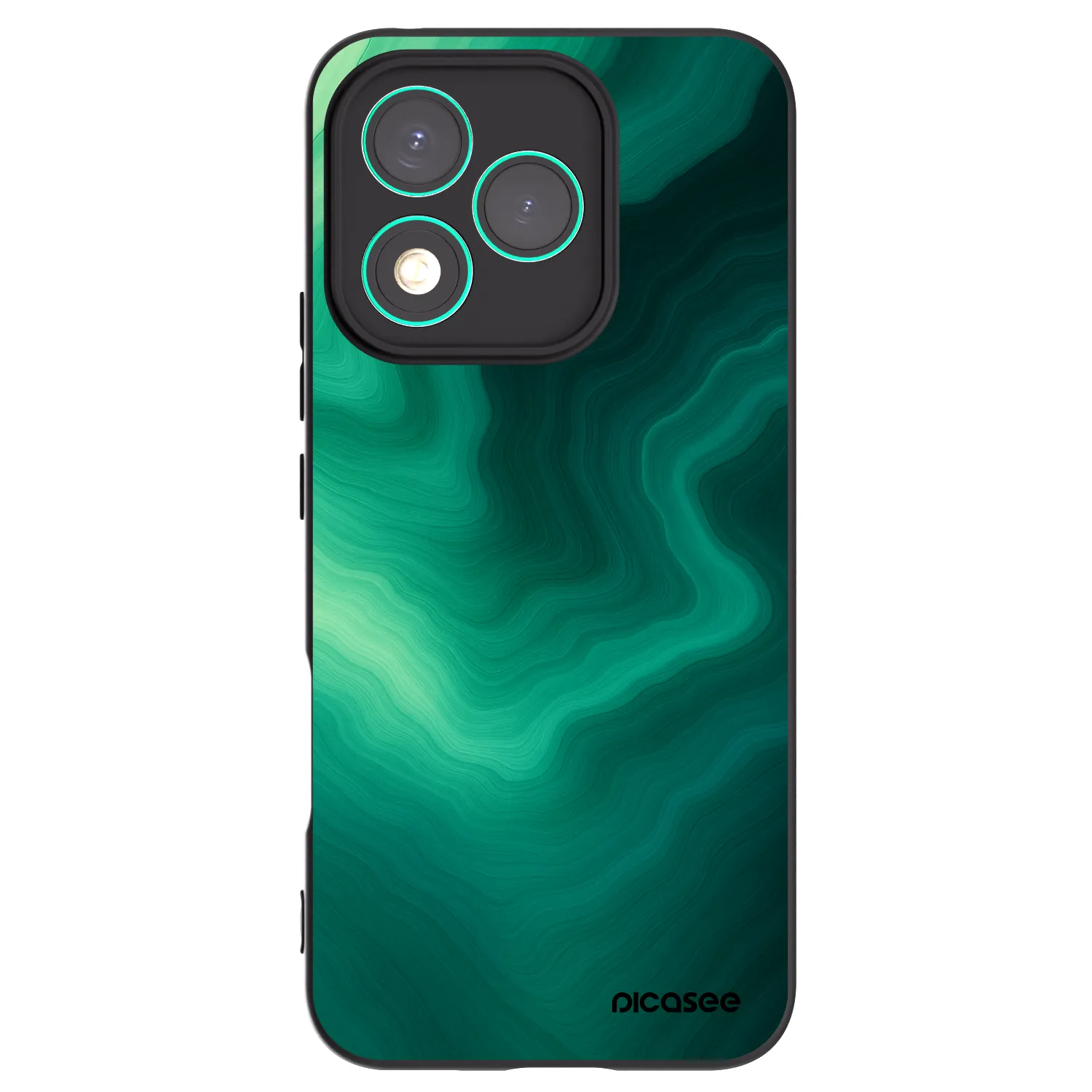 Picasee crna silikonska maskica za Honor 400 Lite 5G - Malachite