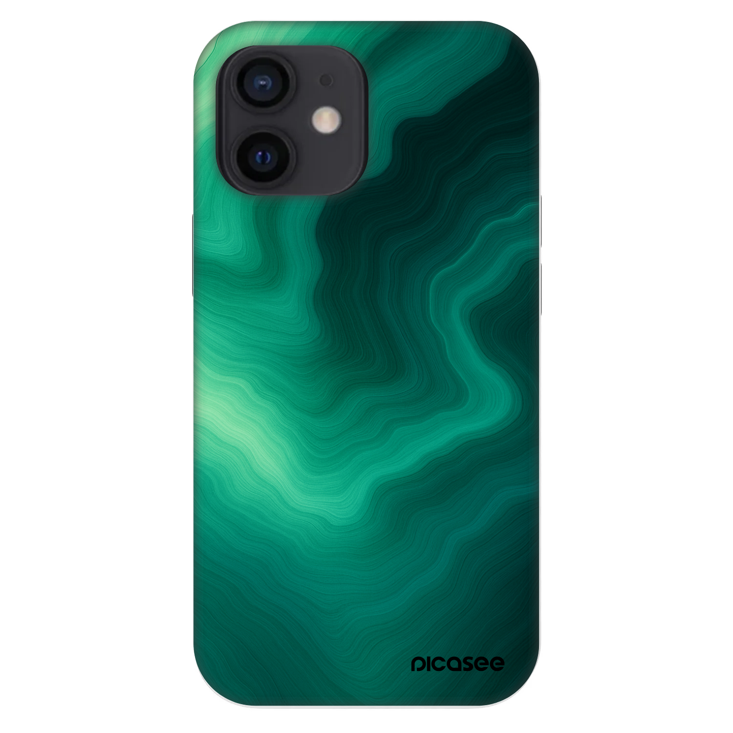 Picasee Fashion Case za Apple iPhone 12 mini - Malachite