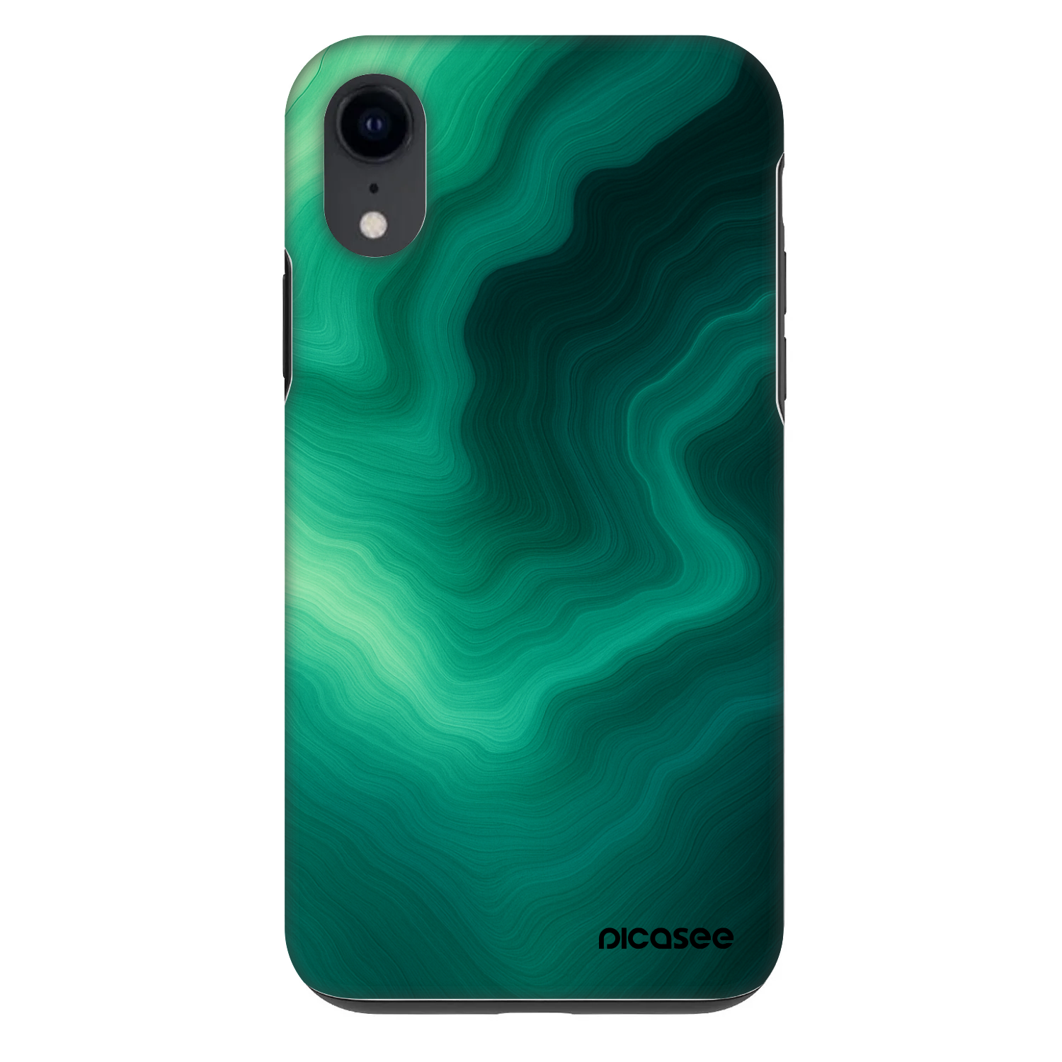 Picasee Fashion Case za Apple iPhone XR - Malachite
