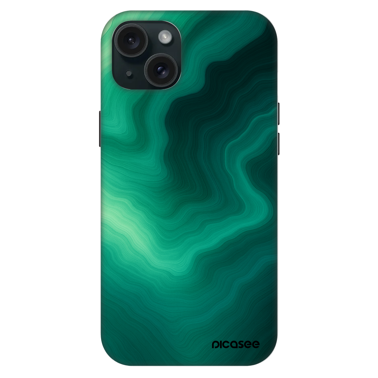Picasee Fashion Case MagSafe za Apple iPhone 15 Plus - Malachite