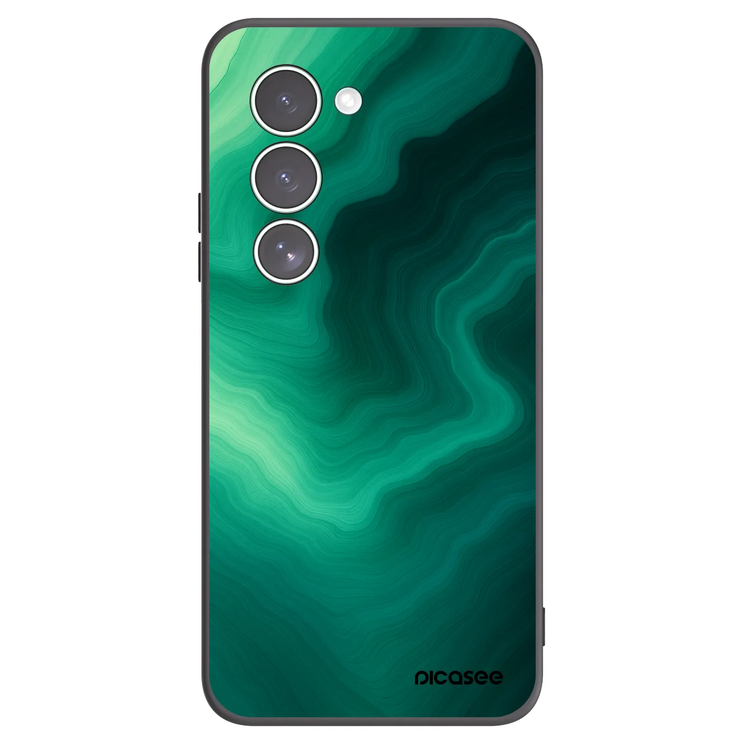 Picasee crna silikonska maskica za Xiaomi Redmi 15 5G - Malachite
