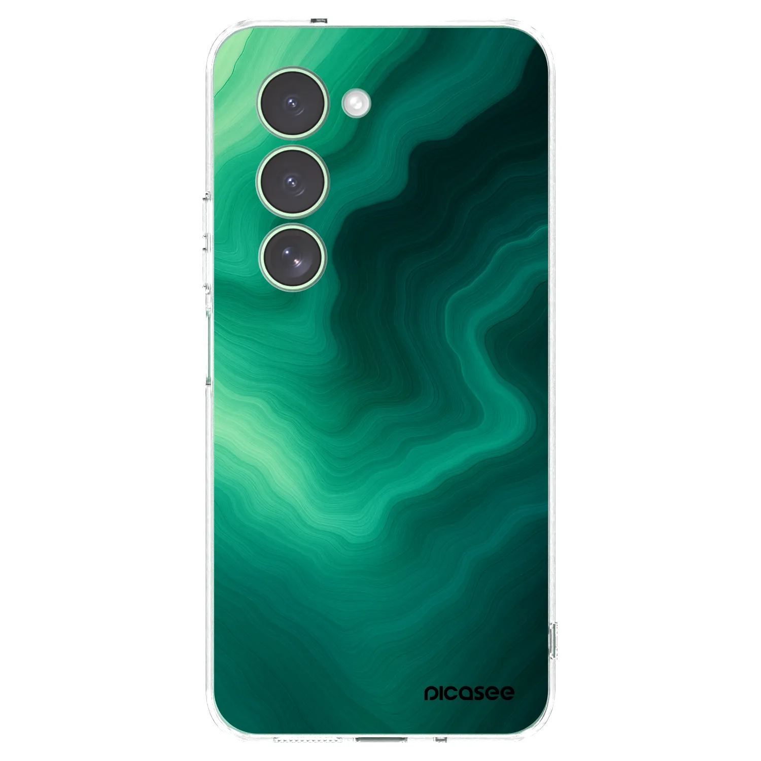 Picasee silikonska prozirna maskica za Xiaomi Redmi 15 5G - Malachite