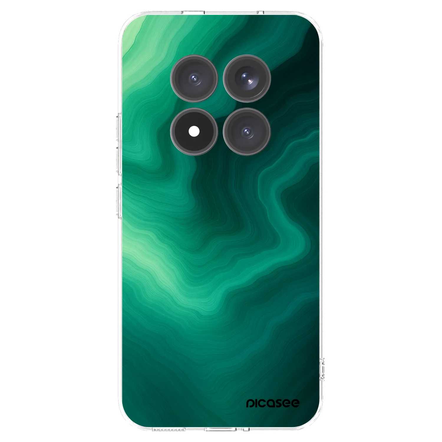Picasee silikonska prozirna maskica za Xiaomi Redmi Note 15 Pro+ - Malachite