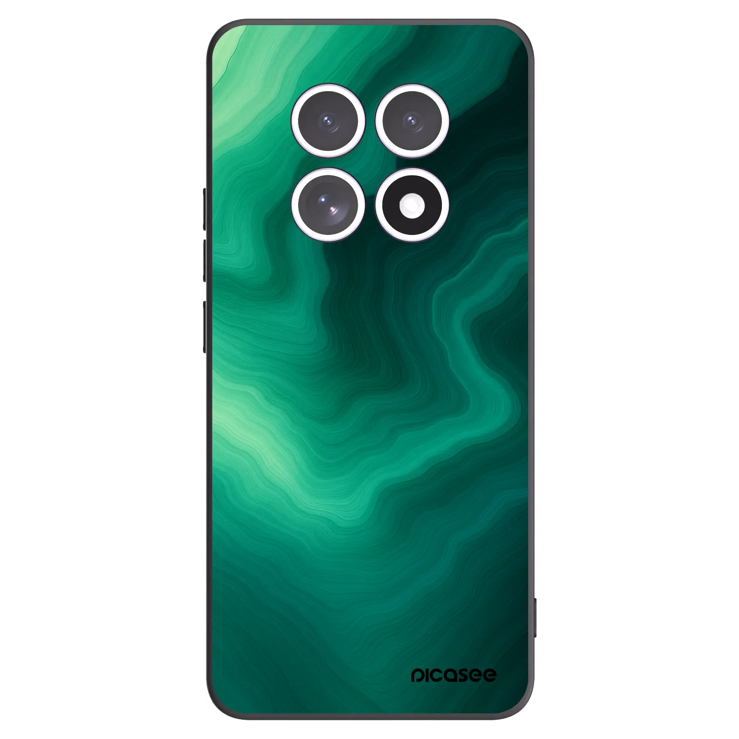 Picasee crna silikonska maskica za Xiaomi Redmi Note 15 - Malachite