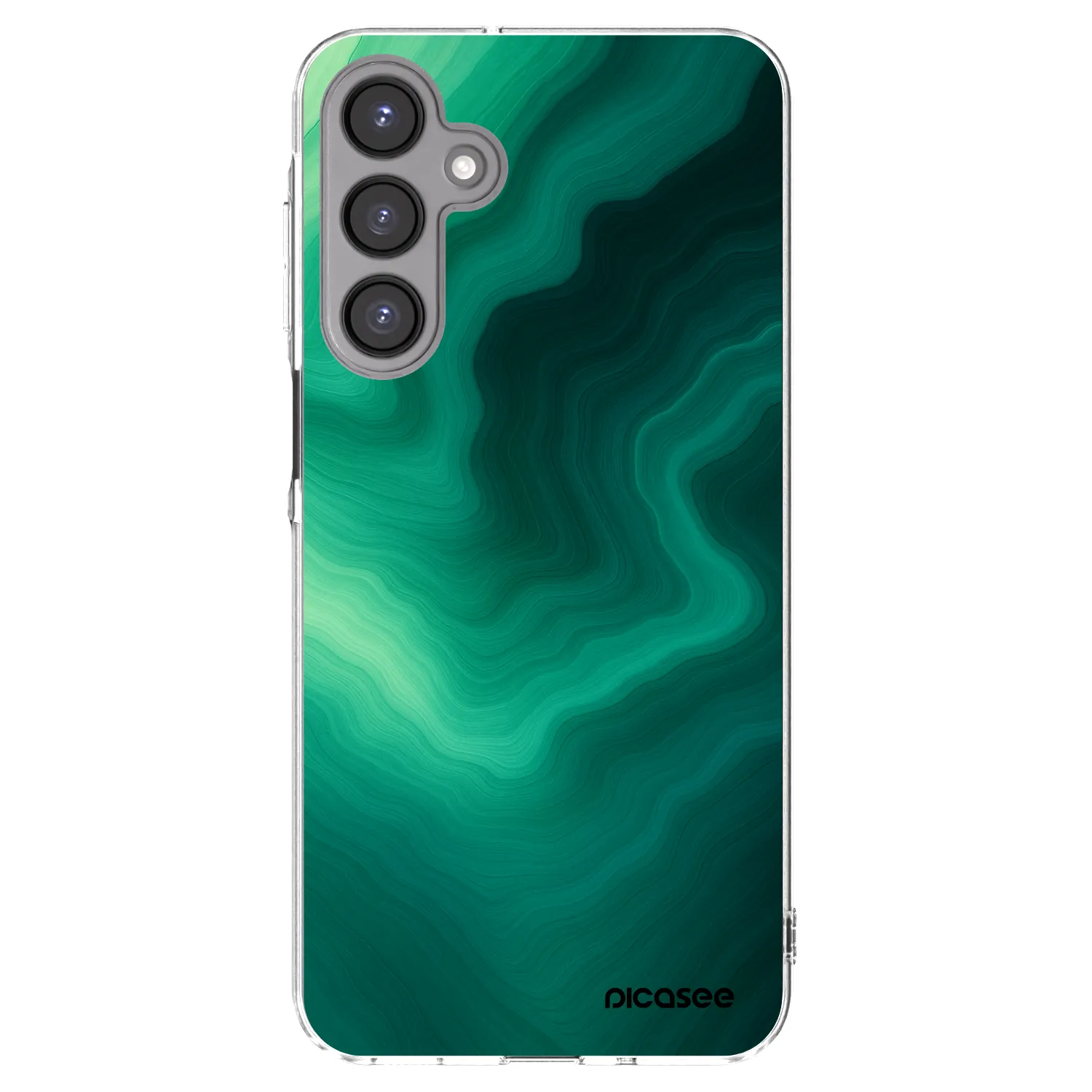 Picasee silikonska prozirna maskica za Samsung Galaxy A16 4G - Malachite