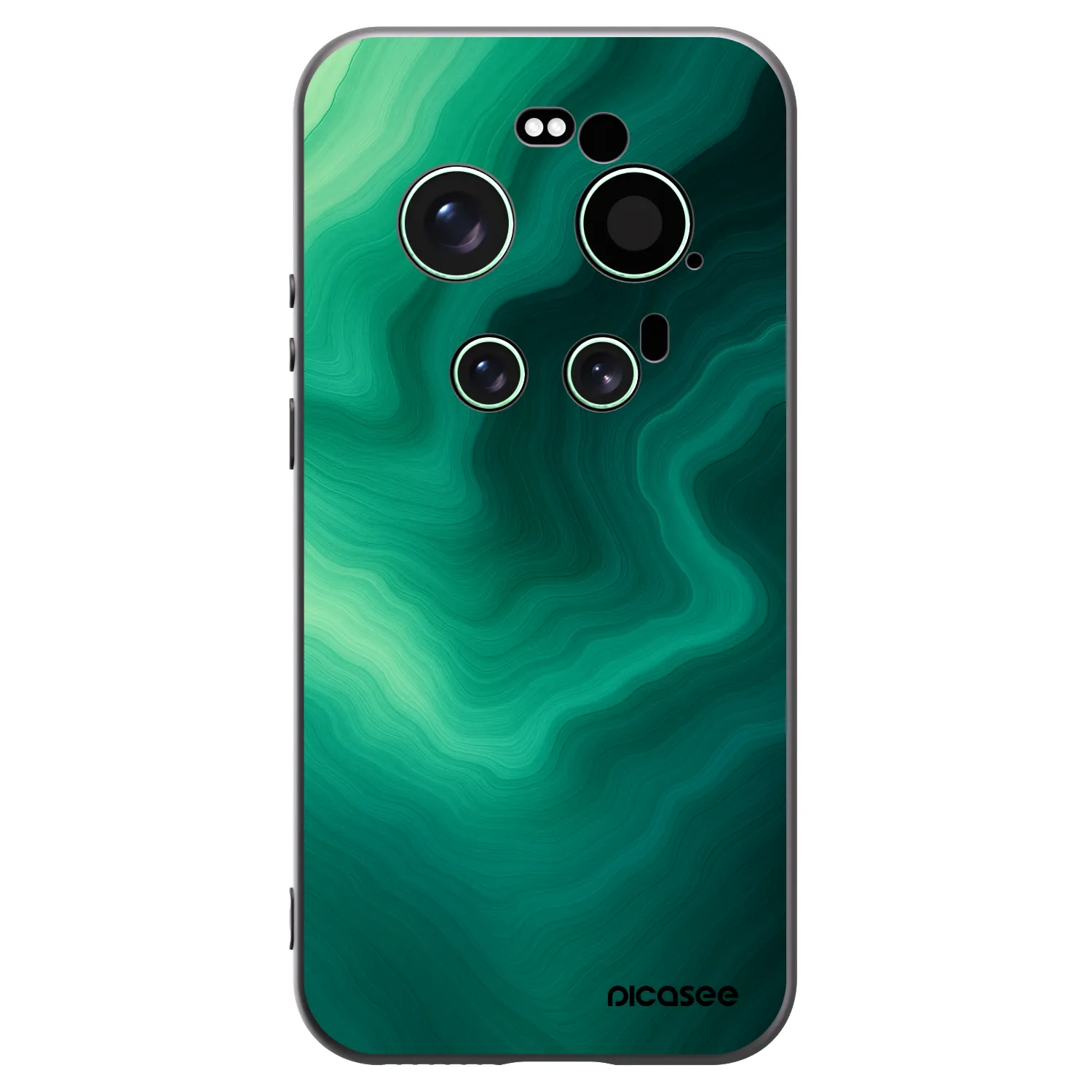 Picasee crna silikonska maskica za Xiaomi 17 Ultra - Malachite