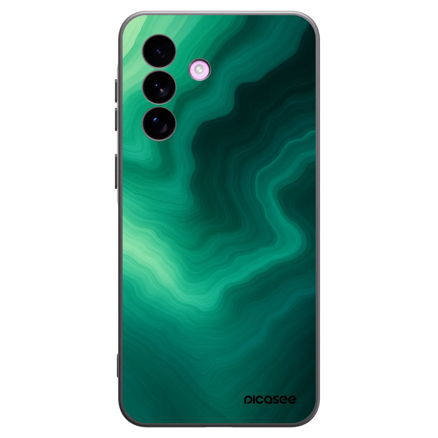 Picasee crna silikonska maskica za Samsung Galaxy A57 5G - Malachite