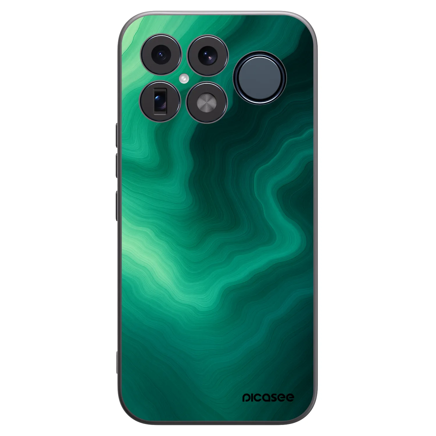 Picasee crna silikonska maskica za Xiaomi Poco F8 Ultra - Malachite