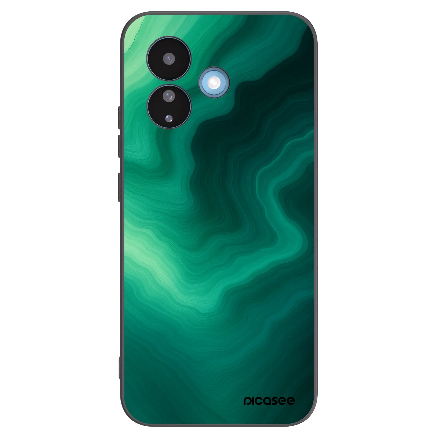 Picasee crna silikonska maskica za Xiaomi Redmi Note 17 Pro 5G - Malachite