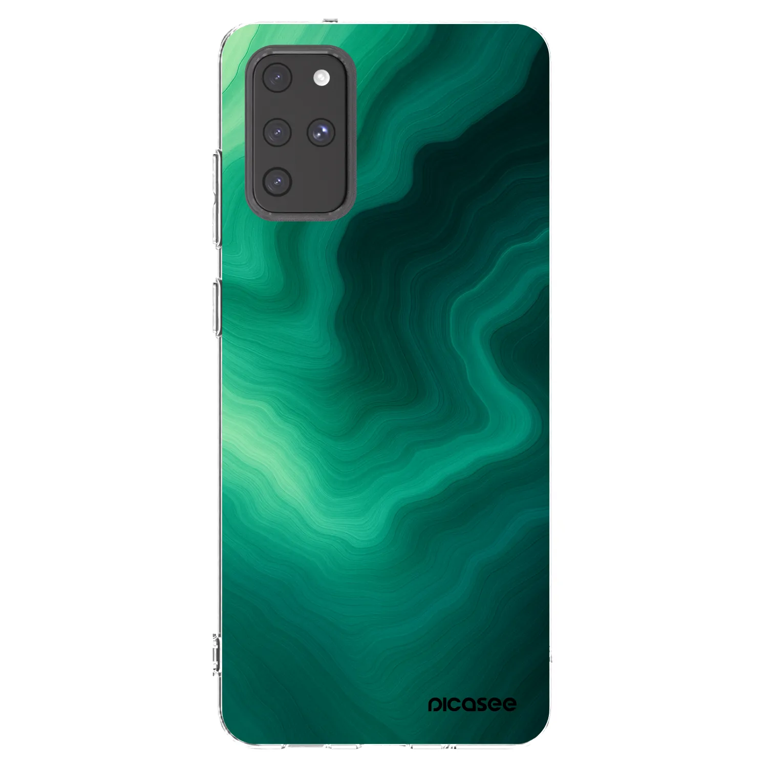 Picasee silikonska prozirna maskica za Samsung Galaxy S20+ G985F - Malachite