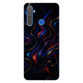 Picasee silikonska prozirna maskica za Realme 5 - Noir