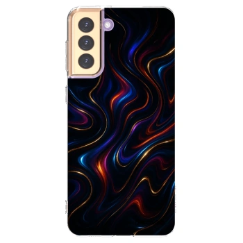 Picasee silikonska prozirna maskica za Samsung Galaxy S21+ 5G G996F - Noir