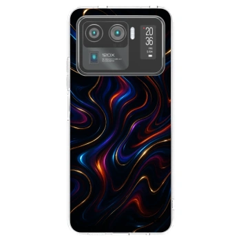 Picasee silikonska prozirna maskica za Xiaomi Mi 11 Ultra - Noir