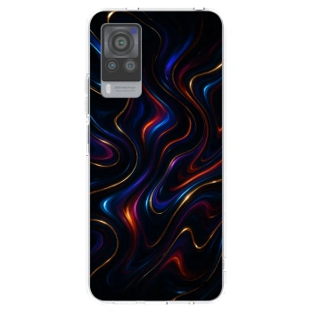 Picasee silikonska prozirna maskica za Vivo X60 Pro 5G - Noir
